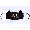 マスクカバーB（黒ネコ）
