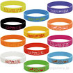 カラフルシリコンラバーブレスレット