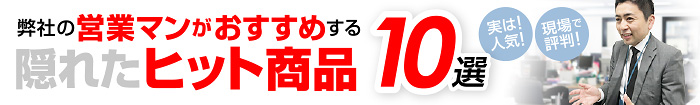カタログで売れている！弊社の営業マンがおすすめする隠れたヒット商品１０選ページへ