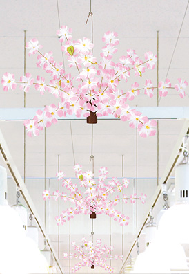 桜装飾