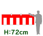 72cm