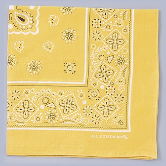 バンダナ 黄 Y(黄)