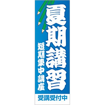 のぼり 夏期講習受講受付中