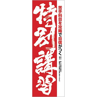 のぼり 特別講習
