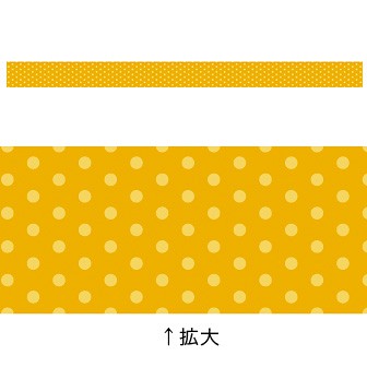 レールPOP ドットオレンジ: タイトルポップ｜販促物・販促通販の