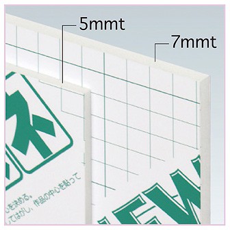 ［大型送料］ニューエコのりパネル片面糊付 7mmt B1判