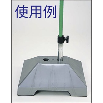 ［大型送料］新コンクリートポールスタンド（白樹脂カバ－）