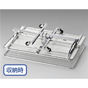 大型送料］折りたたみワゴン（1200W）: POPツール｜販促物・販促