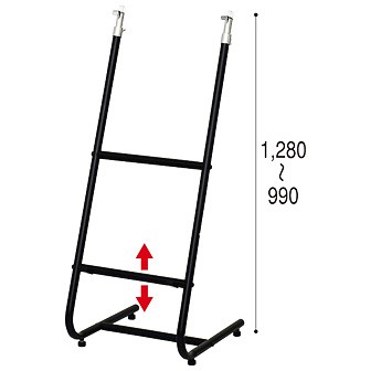 パネルスタンド（傾斜タイプ）ブラック BL(ブラック)