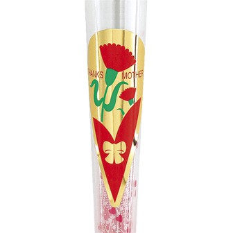 ピンクカーネーションかすみラップ（中）