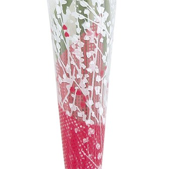 ピンクカーネーションかすみラップ（ミニ）