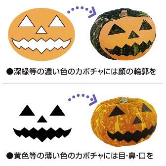 ハロウィンかぼちゃ用シール 10枚1パック タイトルポップ 販促物 販促通販の Pop Gallery ポップギャラリー