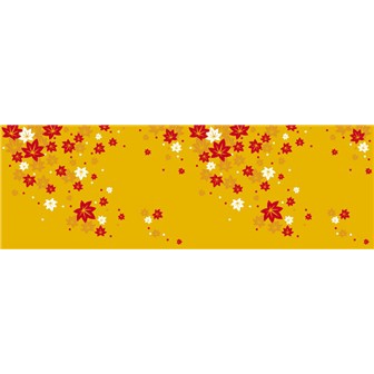 ビニール幕 秋のイメージ（紅葉）
