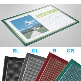 フロアPOPマット A1用（黒） BL(黒)