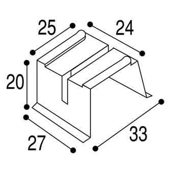 新スポッタークリップ（ホワイト） W(ホワイト)