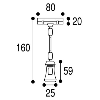 ポップ取付器具 横型クリップ（160H）