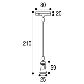 ポップ取付器具 横型クリップ（210H）