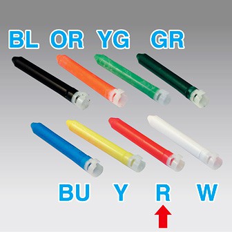 キットパス補充用 赤（2本袋入） R(赤)