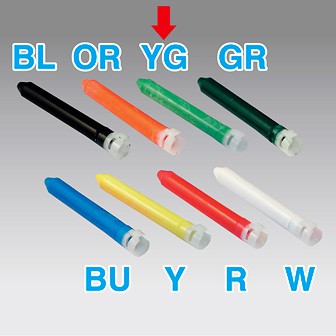 キットパス補充用 黄緑（2本袋入） YG(黄緑)