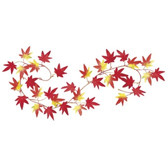 もみじガーランド（レッドオレンジ）