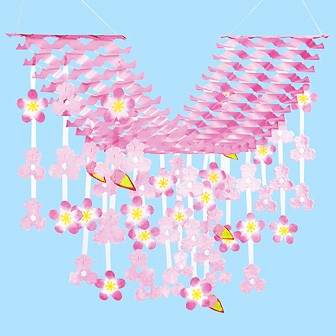 バリューミックス桜プリーツハンガー