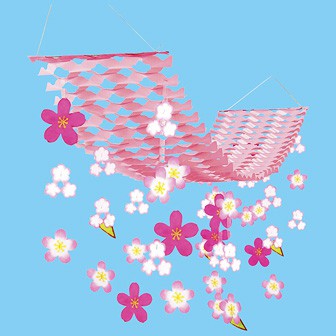 バリュー舞い桜プリーツハンガー