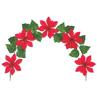 ポインセチアバリューアーチクリップ