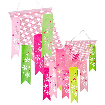 桜ペナントプリーツハンガー