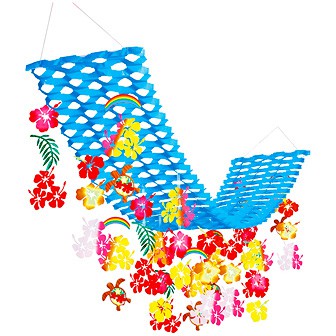 ハワイアントロピカルプリーツハンガー