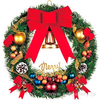 45cmゴールドリボンリース