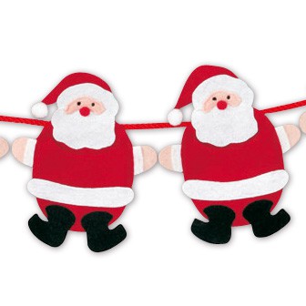 フェルトサンタガーランド