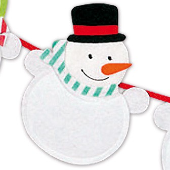 フェルトスノーマンガーランド