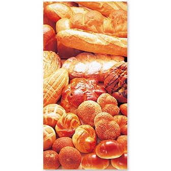 食材タペストリー（パン）（防炎加工）