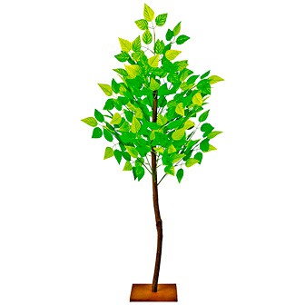 新緑若葉立木 (高さ：124cm）