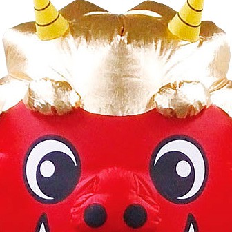 エアブロー 赤鬼（高さ：200cm ）