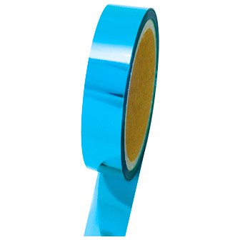 メッキテープ（ブルー） W2．5cm×L50m巻 BU(ブルー)