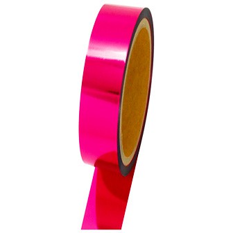 メッキテープ（ピンク） W2．5cm×L50m巻 P(ピンク)