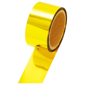 メッキテープ（ゴールド） W5cm×L40m巻 GO(ゴールド)