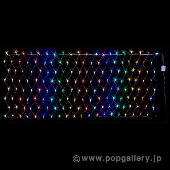 防滴160球LEDネットライト(レインボー) RB(レインボー)