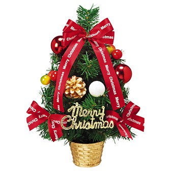 30cmレッドクリスマスツリー 季節装飾 販促物 販促通販の Pop Gallery ポップギャラリー
