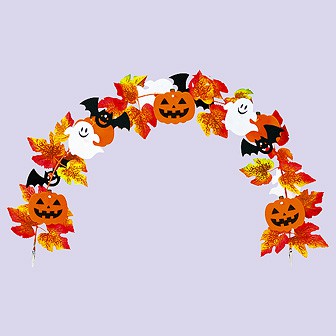 ハロウィンモチーフアーチクリップ