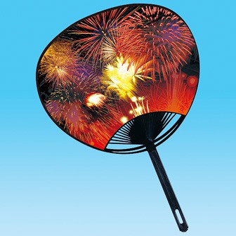うちわ 花火 A