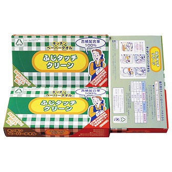 ふじタッチクリーンキッチンペーパータオル50枚入(箱入)
