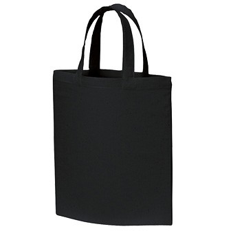 A4コットンバッグ（ブラック） BL(ブラック)