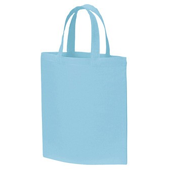 A4コットンバッグ（ライトブルー） LB(ライトブルー)