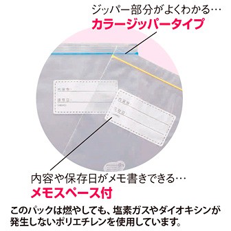 ピロージパック 冷凍保存パック（3枚入）