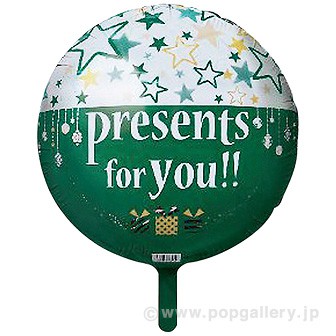 ポップバルーン（18”スノー＆スタークリスマス）