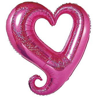 ポップバルーン（37”チェーンオブハートホログラム）