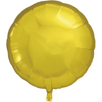 丸型アイブレックスバルーン（ゴールド）