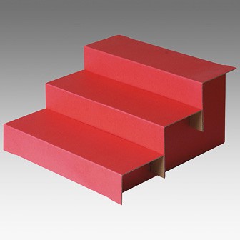 ペーパーヒナ段（3段）［赤］（3枚入） R(赤)